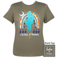Girlie Girl Lulu Mac Cactus Dreamer Canvas - Adult & Kids T-Shirts, Sweatshirts & Hoodies apparel design preview 1