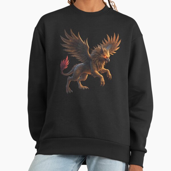 Gryphon Mythic Creature Fantasy Art - Adult & Kids T-Shirts, Sweatshirts & Hoodies apparel design preview 1
