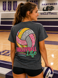 Southern Chics Volleyball Life Sports Girlie Bright - Adult & Kids T-Shirts, Sweatshirts & Hoodies apparel design preview 1