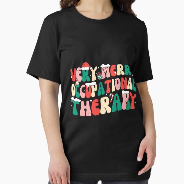 Christmas Very Merry Occupational Therapy OT Xmas - Adult & Kids T-Shirts, Sweatshirts & Hoodies apparel design preview 1