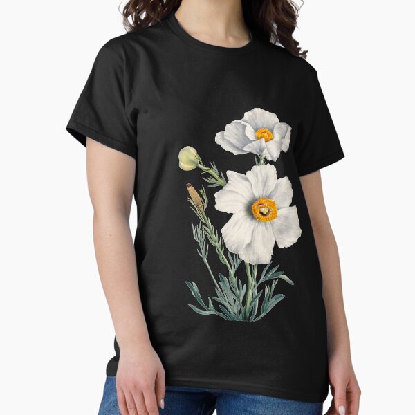 Vintage Matilija Poppy Flower - Adult & Kids T-Shirts, Sweatshirts & Hoodies apparel design preview 1