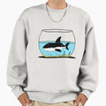 A tiny shark in fishbowl - Adult & Kids T-Shirts, Sweatshirts & Hoodies apparel design preview 1