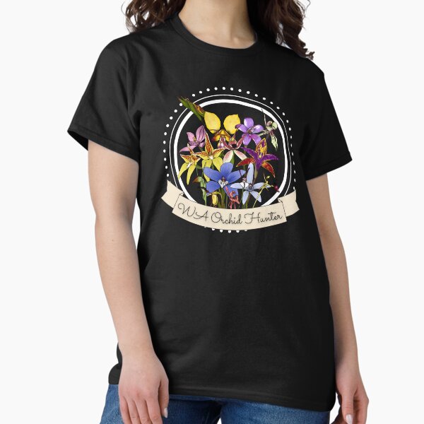 Western Australian Orchid Hunter - Adult & Kids T-Shirts, Sweatshirts & Hoodies apparel design preview 1