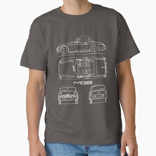 The MGB Blueprint - Adult & Kids T-Shirts, Sweatshirts & Hoodies apparel design preview 1