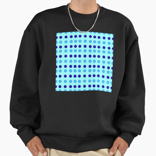 Light Blue Decagons and Dark Stars on Cyan background - Adult & Kids T-Shirts, Sweatshirts & Hoodies apparel design preview 1