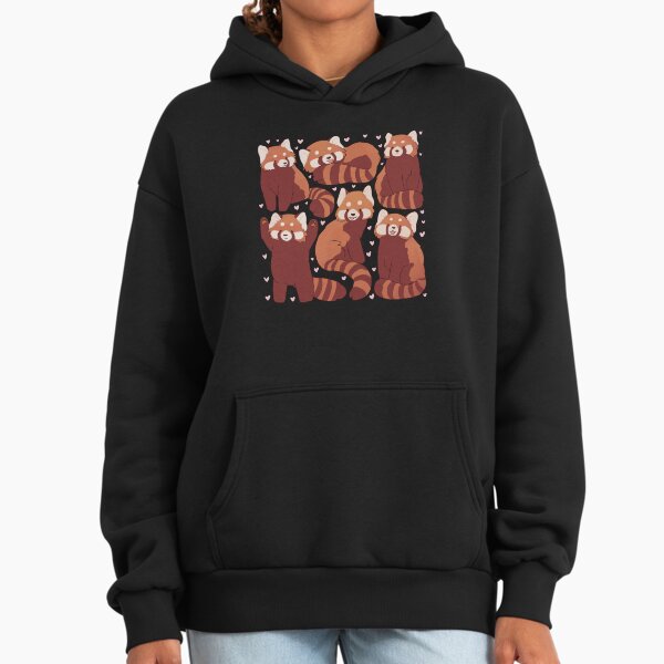 Red panda cute pattern - Adult & Kids T-Shirts, Sweatshirts & Hoodies apparel design preview 1