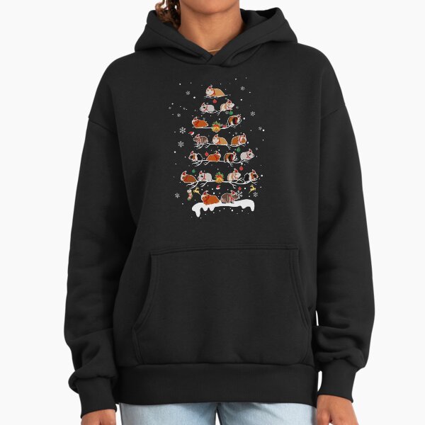 Cute Guinea Pigs Christmas Tree Santa Pet Owner - Adult & Kids T-Shirts, Sweatshirts & Hoodies apparel design preview 1