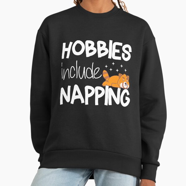 Funny Design lazy Raccoon Hobbies Include Napping - Adult & Kids T-Shirts, Sweatshirts & Hoodies apparel design preview 1