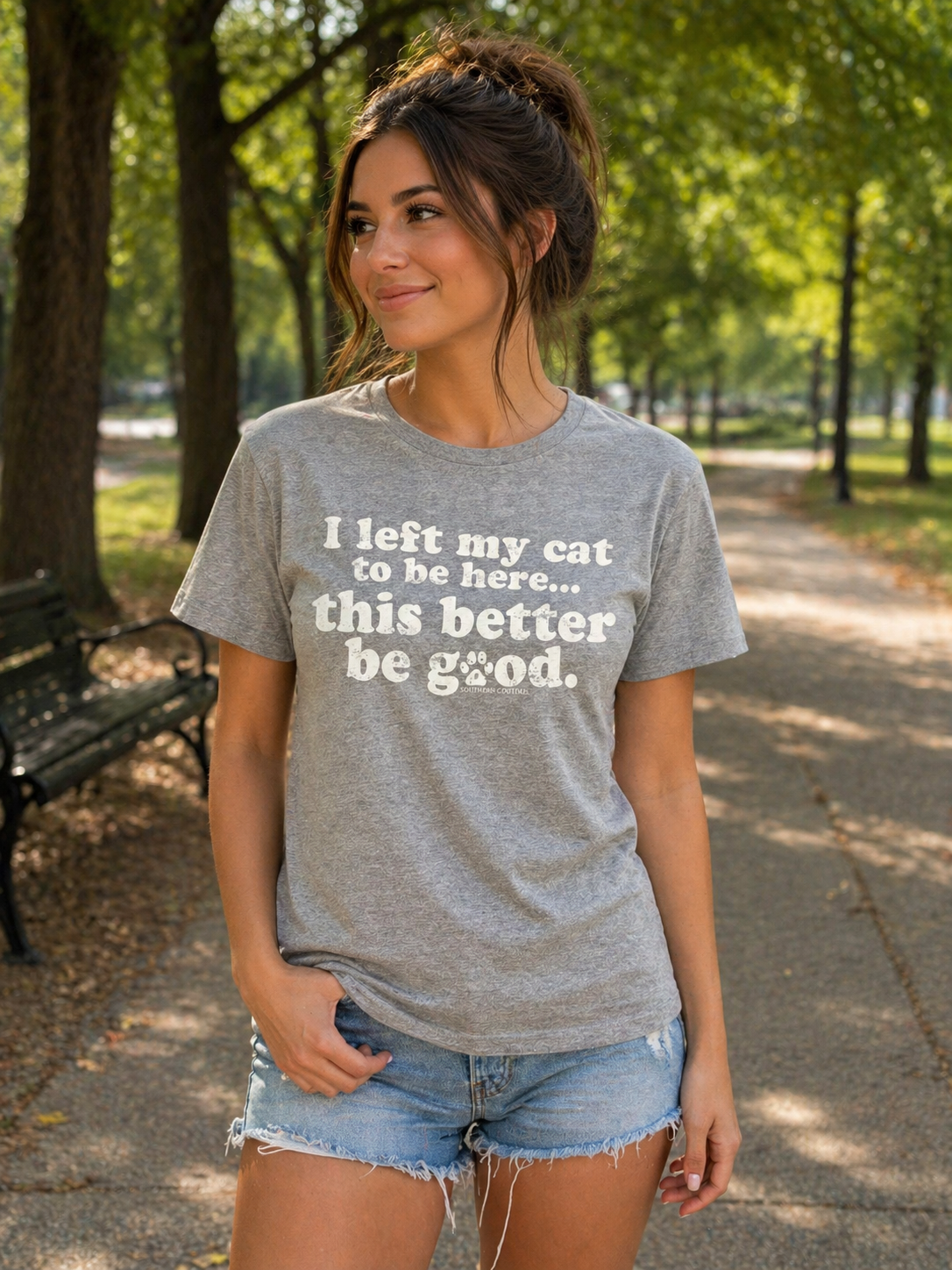 Southern Couture Soft Better Be Good Cat - Adult & Kids T-Shirts, Sweatshirts & Hoodies apparel design preview 1