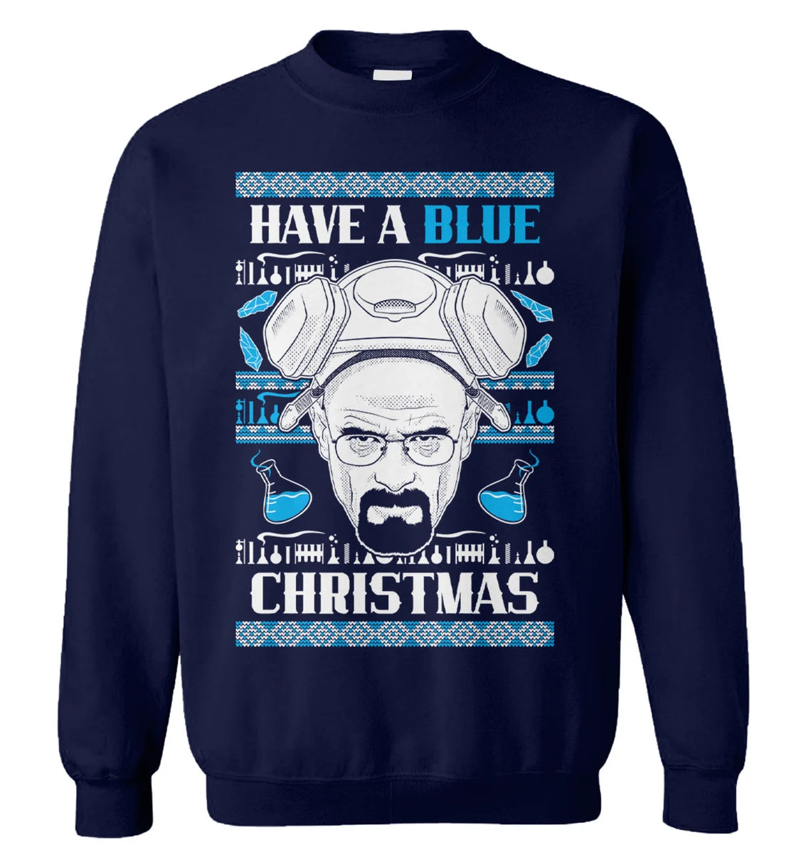 Heisenberg Walter have a blue Christmas sweater product image 2