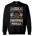 Savage issa Christmas miracle Christmas sweater product image 2
