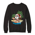Santa surfing hawaiian Christmas sweater product image 2