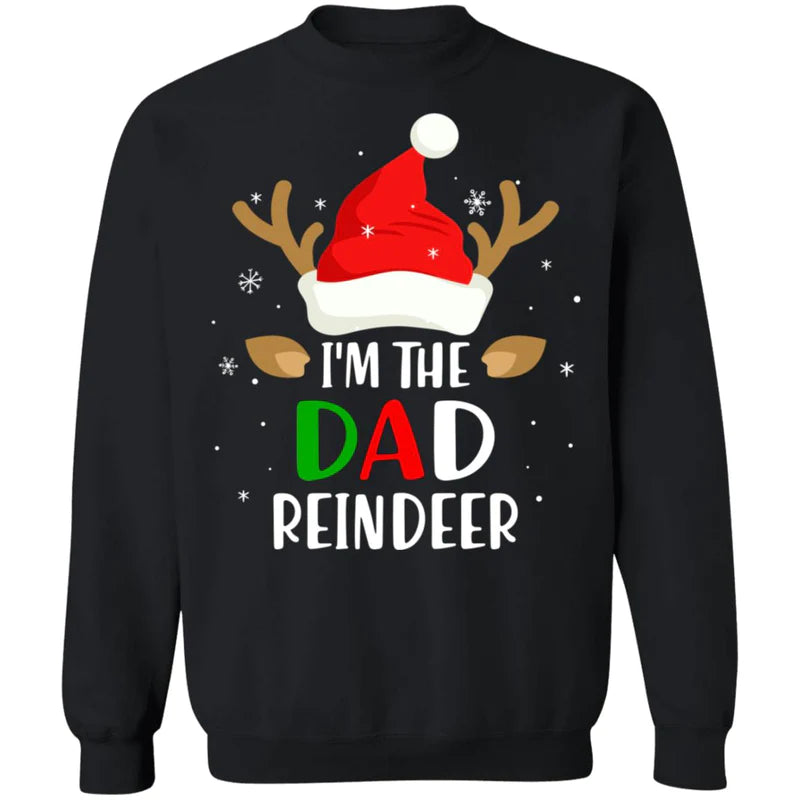 I’m the dad reindeer Christmas sweater product image 2