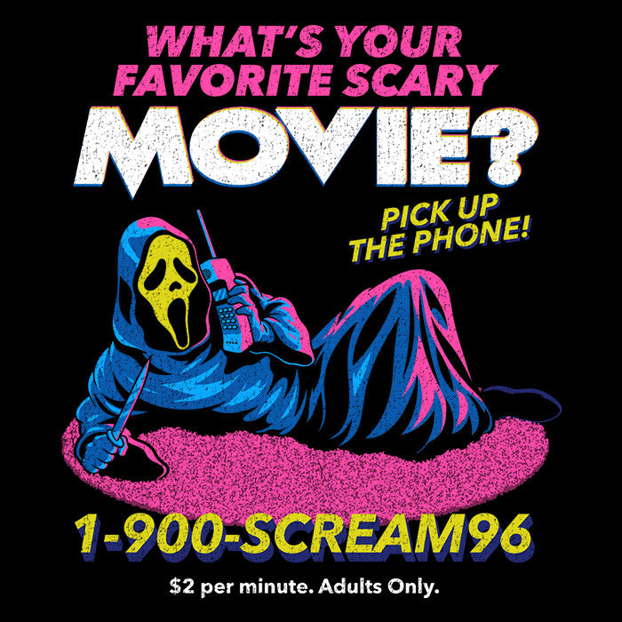 1-900 Scream - Adult & Kids T-Shirts, Sweatshirts & Hoodies apparel design preview 2