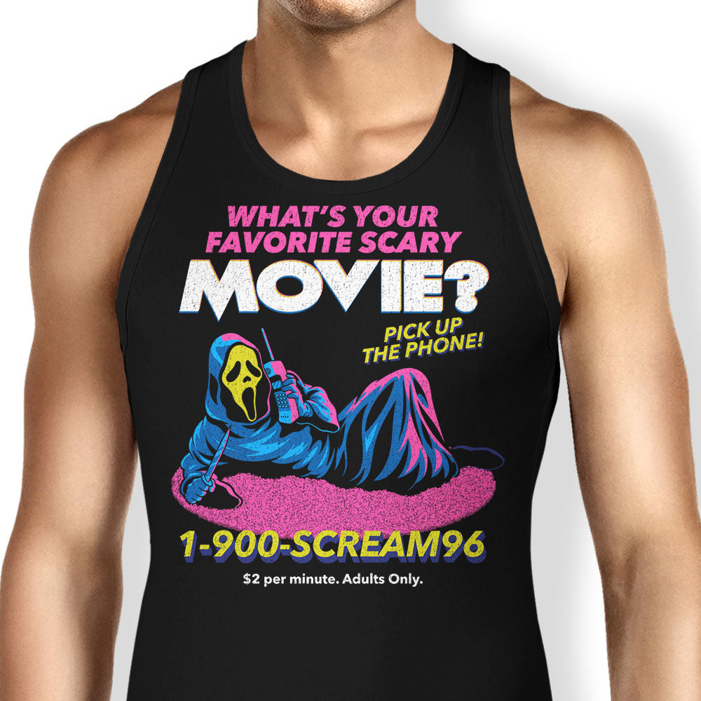 1-900 Scream Tank Top - Adult & Kids T-Shirts, Sweatshirts & Hoodies apparel design preview 1