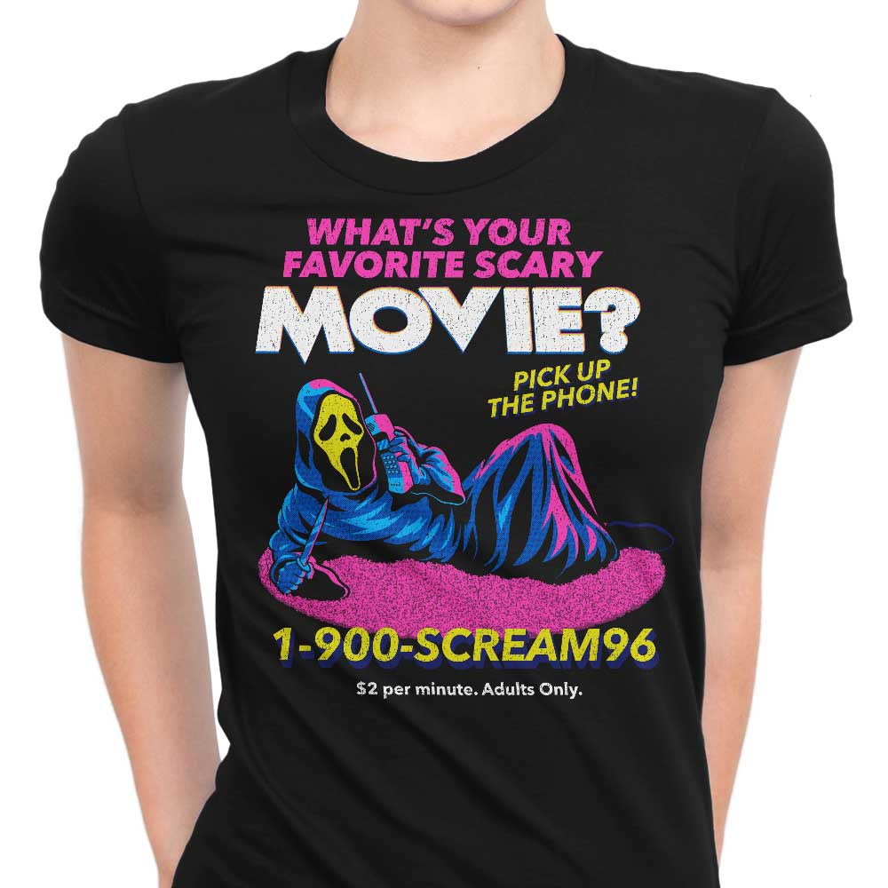 1-900 Scream Women's Apparel - Adult & Kids T-Shirts, Sweatshirts & Hoodies apparel design preview 1
