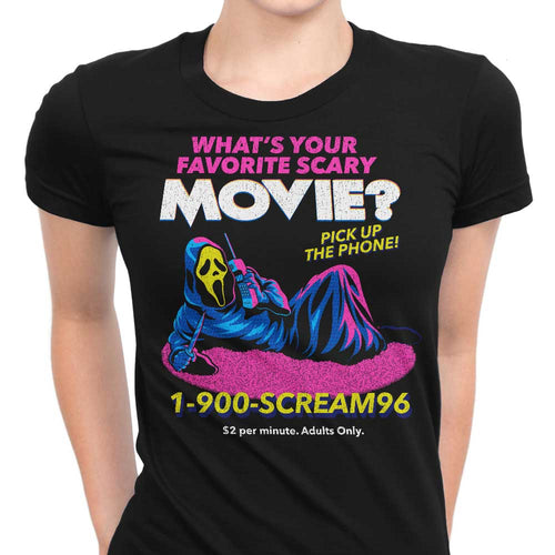 1-900 Scream Women's Apparel - Adult & Kids T-Shirts, Sweatshirts & Hoodies apparel design preview 1