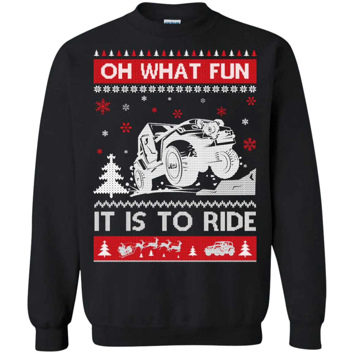 Oh what fun it is to ride Christmas sweater product image 2