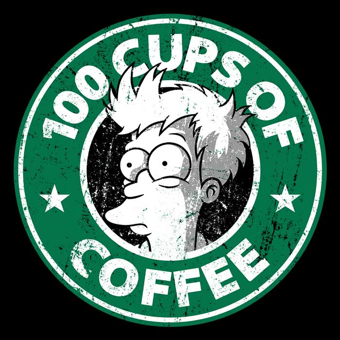 100 Cups of Coffee Youth Apparel - Adult & Kids T-Shirts, Sweatshirts & Hoodies apparel design preview 2