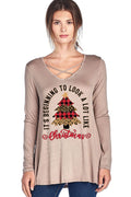 It's Beginning to look a lot like Christmas Tree - Adult & Kids T-Shirts, Sweatshirts & Hoodies apparel design preview 1