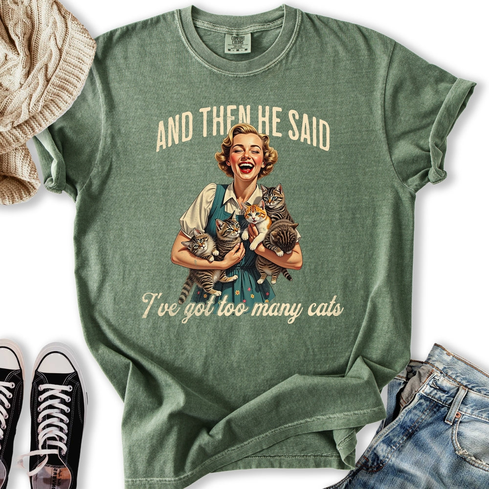 Too Many Cats - Adult & Kids T-Shirts, Sweatshirts & Hoodies apparel design preview 1