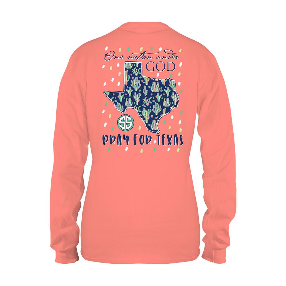SALE Simply Southern Pray For Texas - Adult & Kids T-Shirts, Sweatshirts & Hoodies apparel design preview 1