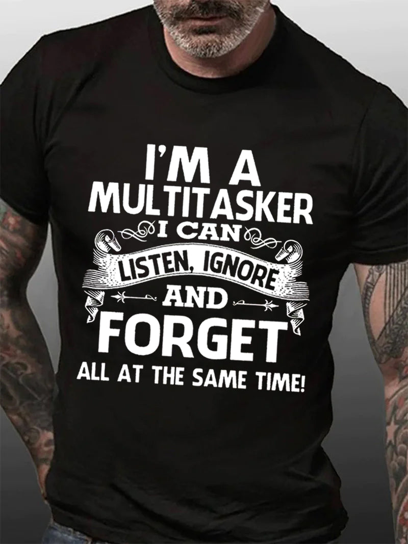I Am A Multitasker Print Men Slogan - Adult & Kids T-Shirts, Sweatshirts & Hoodies apparel design preview 6