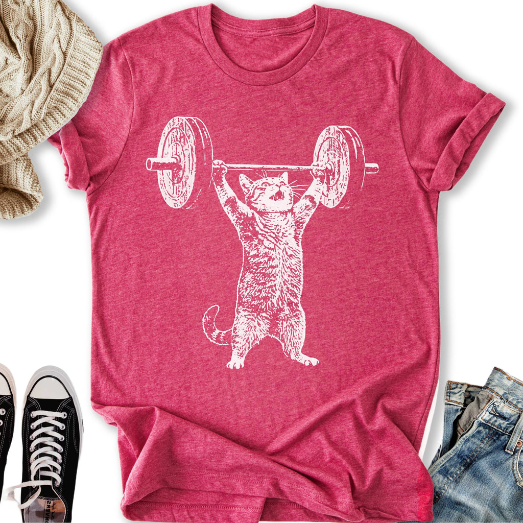 Weight Lifter Cat - Adult & Kids T-Shirts, Sweatshirts & Hoodies apparel design preview 1