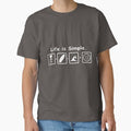 LIFE IS SIMPLE SURFING - Adult & Kids T-Shirts, Sweatshirts & Hoodies apparel design preview 1