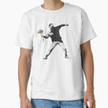 Banksy- Rage Flower - Adult & Kids T-Shirts, Sweatshirts & Hoodies apparel design preview 1