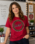 SALE Sassy Frass Teacher Words Leopard Bella Canvas - Adult & Kids T-Shirts, Sweatshirts & Hoodies apparel design preview 1