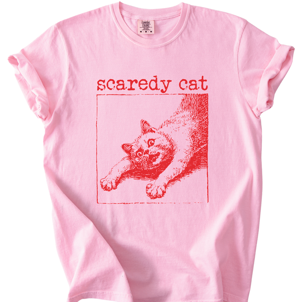 Scaredy Cat - Adult & Kids T-Shirts, Sweatshirts & Hoodies apparel design preview 2
