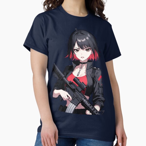 Cybepunk Girl 8 - Adult & Kids T-Shirts, Sweatshirts & Hoodies apparel design preview 1