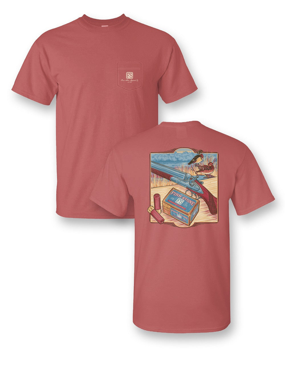 Finn Stone Apparel 12 Gauge Gun Comfort Colors Unisex - Adult & Kids T-Shirts, Sweatshirts & Hoodies apparel design preview 1