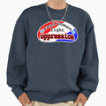Real women fight oppression, red white and blue - Adult & Kids T-Shirts, Sweatshirts & Hoodies apparel design preview 1