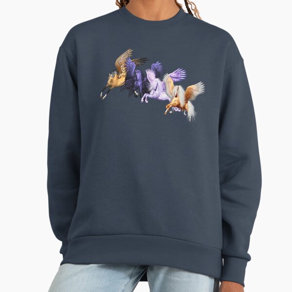 The Four Pegasi Magical Flying Pegasus Horses - Adult & Kids T-Shirts, Sweatshirts & Hoodies apparel design preview 1