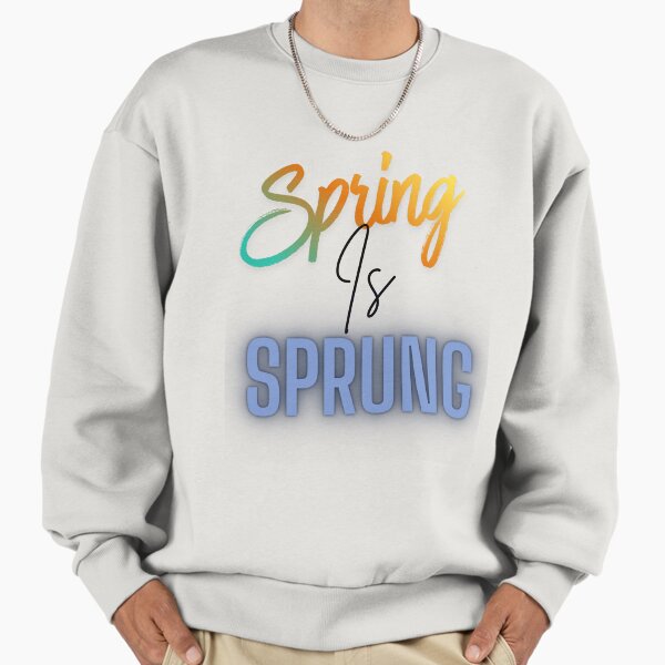Spring Is Colorful Typography Floral Season Quote - Adult & Kids T-Shirts, Sweatshirts & Hoodies apparel design preview 1