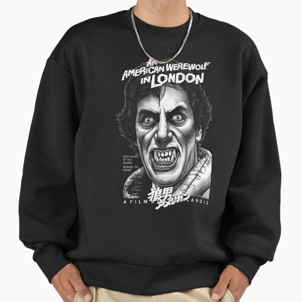 An American werewolf In London, Beware the moon, Cult - Adult & Kids T-Shirts, Sweatshirts & Hoodies apparel design preview 1