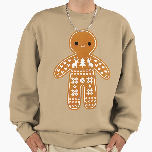 Sweater Pattern Gingerbread Cookie - Adult & Kids T-Shirts, Sweatshirts & Hoodies apparel design preview 1
