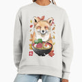 Fox, Leaves and Ramen - Adult & Kids T-Shirts, Sweatshirts & Hoodies apparel design preview 1