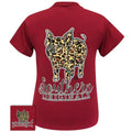 Girlie Girl Originals Preppy Leopard Pig - Adult & Kids T-Shirts, Sweatshirts & Hoodies apparel design preview 1