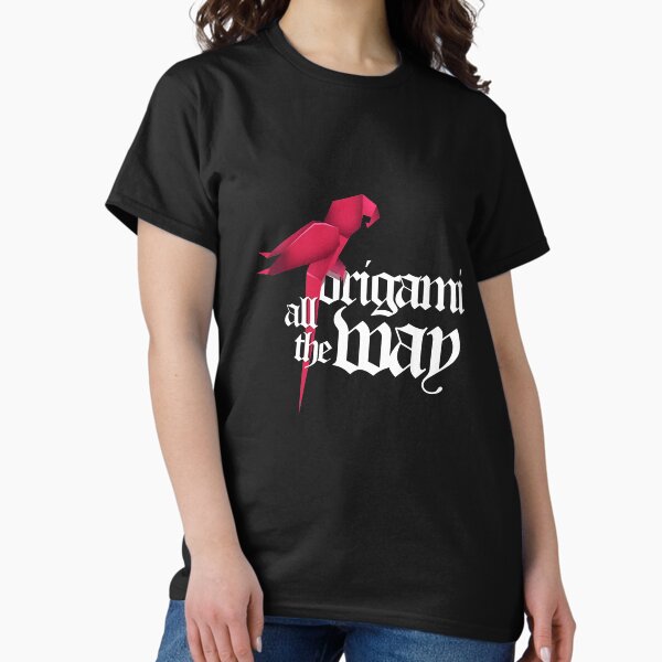 Origami All The Way Paper Folding Japanese - Adult & Kids T-Shirts, Sweatshirts & Hoodies apparel design preview 1