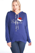 SALE Believe Santa Hat Christmas Holiday - Adult & Kids T-Shirts, Sweatshirts & Hoodies apparel design preview 1