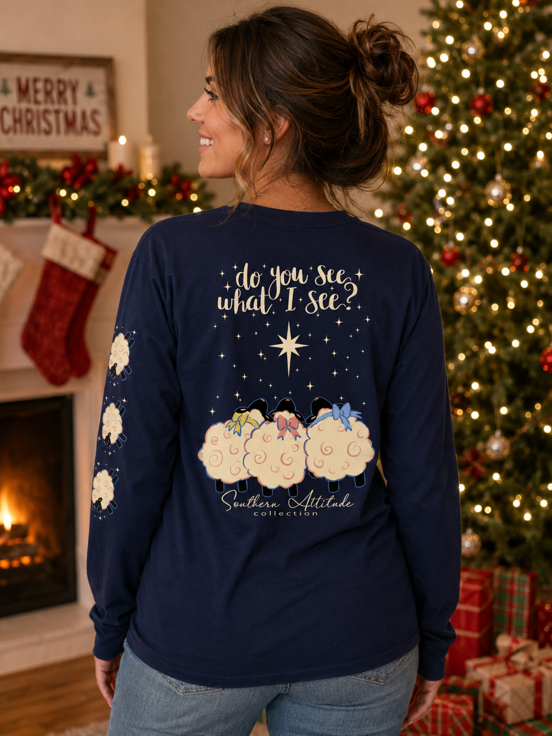 Southern Attitude Preppy Do You See Holiday - Adult & Kids T-Shirts, Sweatshirts & Hoodies apparel design preview 1