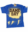 Game Day Leopard Bleached Dye Canvas Girlie - Adult & Kids T-Shirts, Sweatshirts & Hoodies apparel design preview 1