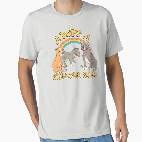 Adopt A Shelter Seal - Adult & Kids T-Shirts, Sweatshirts & Hoodies apparel design preview 1
