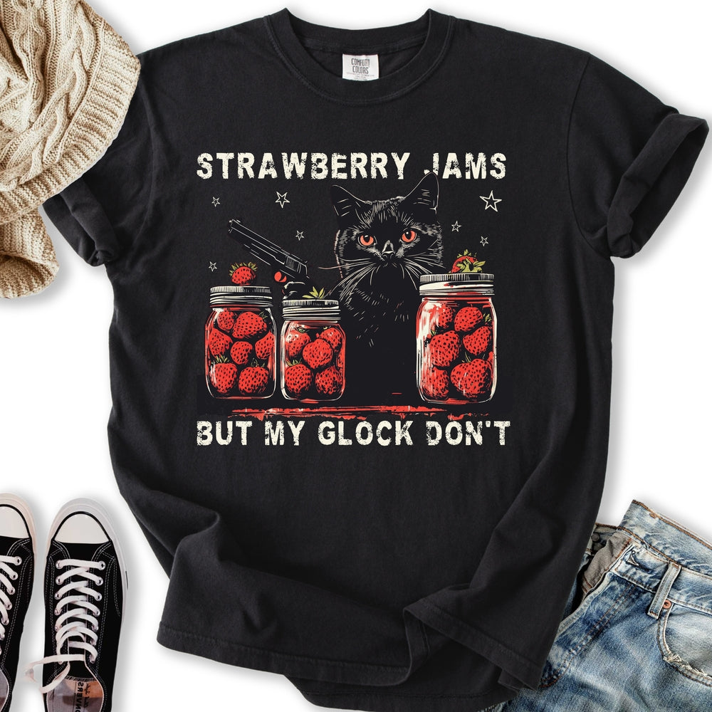 Strawberry Jams - Adult & Kids T-Shirts, Sweatshirts & Hoodies apparel design preview 2