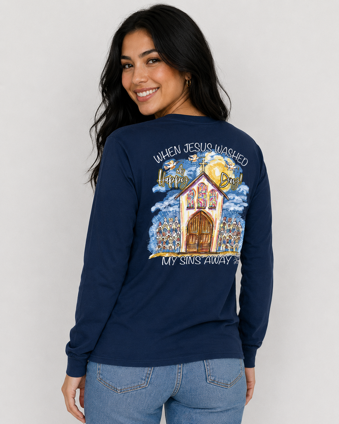 SALE Sassy Frass Oh Happy Day Faith - Adult & Kids T-Shirts, Sweatshirts & Hoodies apparel design preview 1