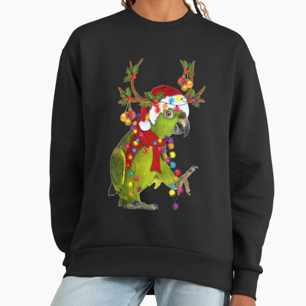 Parrot Gorgeous Reindeer Christmas Lights Tree Scarf - Adult & Kids T-Shirts, Sweatshirts & Hoodies apparel design preview 1