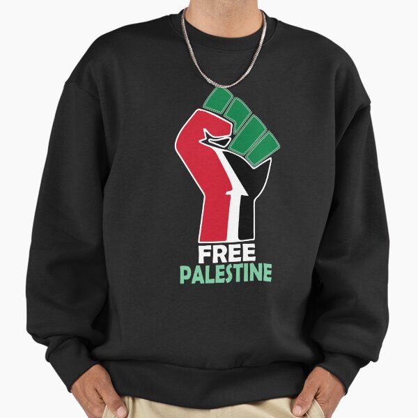 FREE PALESTINE, GAZA FLAG ARABIC - Adult & Kids T-Shirts, Sweatshirts & Hoodies apparel design preview 1